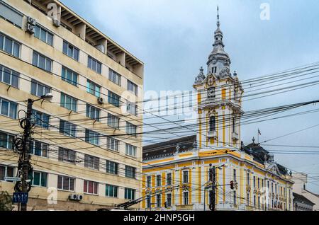 Paysage urbain à Cluj-Napoca, Roumanie Banque D'Images