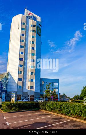 Hôtel de qualité sur l'autoroute en Suède. Banque D'Images