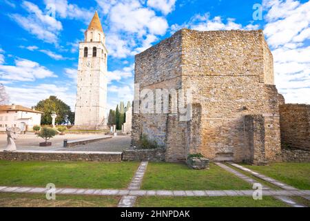 Basilique de Santa Maria Assunta à Aquileia, site classé au patrimoine mondial de l'UNESCO Banque D'Images
