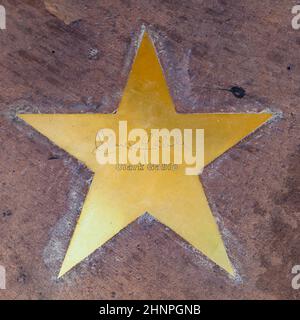 Étoile de CLARC Gable sur le trottoir à Phoenix, Arizona. Banque D'Images