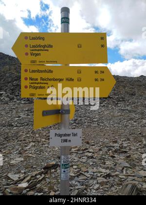 Lasörling - montagne dans le tyrol de l'est Banque D'Images