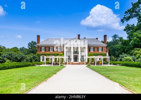 Boone Hall Plantation et jardins Banque D'Images