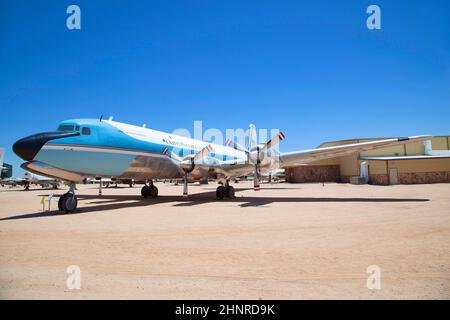 Visite du musée de l'air et de l'espace de Pima à Tuscon Banque D'Images