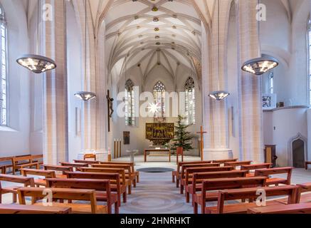 À l'intérieur de la célèbre église Saint-Petri - Pauli à Eisleben Banque D'Images