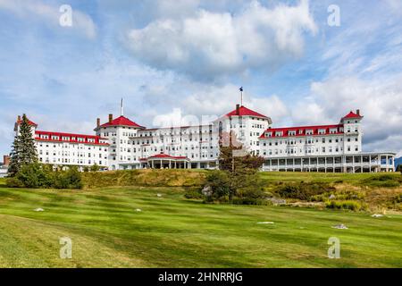 Célèbre hôtel Mount Washington à Jefferson dans la région de Mount washington Banque D'Images