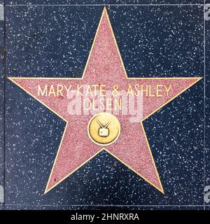 gros plan de Star sur le Hollywood Walk of Fame pour xxxx Banque D'Images