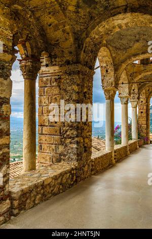 Monastère de Pantanassa, Mystras, Grèce Banque D'Images