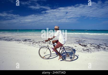 ZANZIBAR BWEJUU PAYSAGE DE LA CÔTE EST Banque D'Images