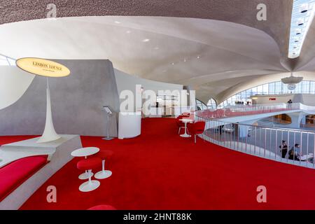 TWA Hotel terminal New York JFK Airport aux États-Unis Banque D'Images