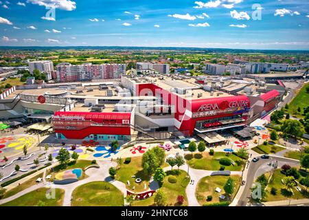 Arena Center Zagreb, le plus grand centre commercial de Croatie. Banque D'Images