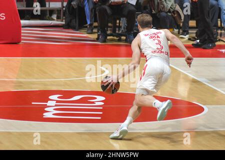 Nate Wolters (Red Star Belgrade). Basket-ball Euroleage 2021-22 Banque D'Images