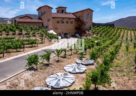 Belle photo dans le pays viticole de Temecula Valley, Californie Banque D'Images