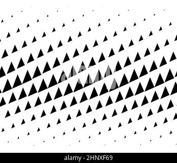 Texture de demi-teinte triangle, motif. Elément de conception géométrique, vecteur angulaire, illustration - illustration vectorielle stock, graphiques clip-art Illustration de Vecteur