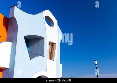 Architecture moderne Opile sklepy à Velke Pavlovice, Moravie du Sud, République tchèque Banque D'Images