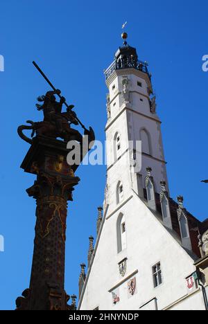 Rothenburg ob der Tauber, Allemagne : Ratstrinkstube (taverne du conseiller) Banque D'Images