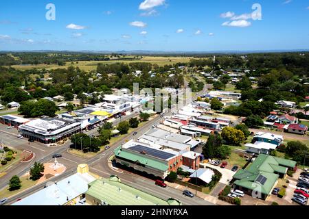 Antenne du petit village de Murgon Queensland Australie Banque D'Images