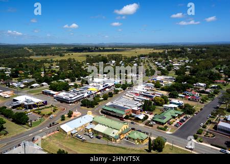 Antenne du petit village de Murgon Queensland Australie Banque D'Images