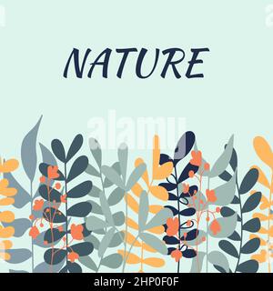 Illustration bordure en forme de fleur pour votre texte Illustration de Vecteur
