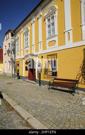 Josef Hoffmann, architecte et designer autrichien (1870-1956) Musée dans la maison natale de Hoffmann à Brtnice, République Tchèque, le 17 septembre 2014. (C Banque D'Images