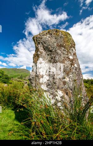 Lochbuie Standing Stones sur l'île de Mull, en Écosse Banque D'Images