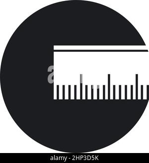 motif d'illustration vectoriel d'icône de règle Illustration de Vecteur