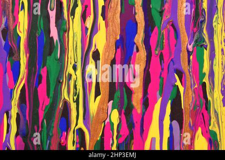 Arrière-plan peint à la main avec peinture colorée Banque D'Images