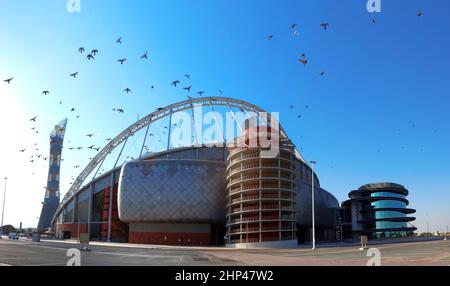 Stade international de Khalifa - UN DES LIEUX DE la coupe du monde de la FIFA Qatar 2022- 18-02-2022 QATAR Banque D'Images