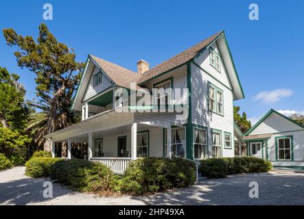 Guptill House au musée historique de Selby Gardens Spanish point à Osprey, Floride, États-Unis Banque D'Images