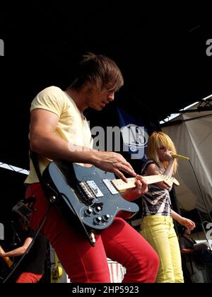 Paramore à Van's Warped Tour 8/3/07 Banque D'Images