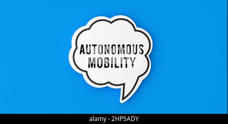 Mobilité autonome Banque D'Images