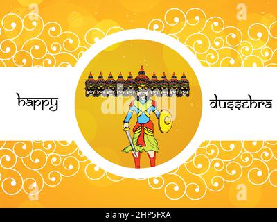 Festival hindou de Dussehra Illustration de Vecteur