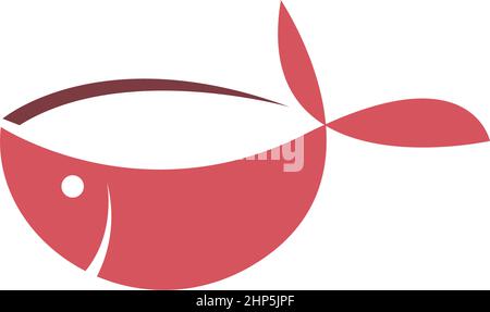Modèle plat avec logo icône de bol Illustration de Vecteur