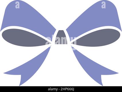 Modèle plat avec logo « Bowties » Illustration de Vecteur