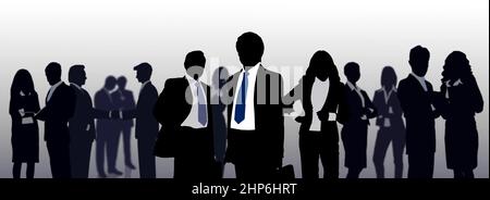 Groupe de gens d'affaires Banque D'Images