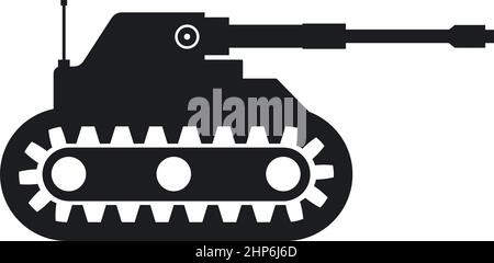 modèle de conception d'illustration vectorielle d'icône de réservoir d'armée Illustration de Vecteur