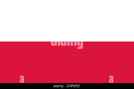 Résumé drapeau Pologne Illustration de Vecteur