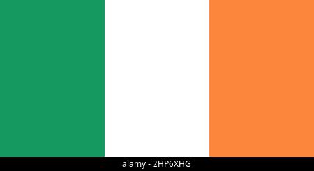 Résumé drapeau Irlande Illustration de Vecteur