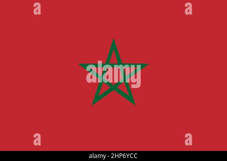 Abstrait drapeau Maroc Illustration de Vecteur