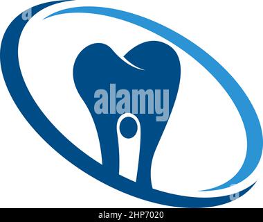 Logo dentaire icône d'illustration vectorielle de modèle Illustration de Vecteur
