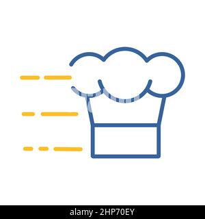 Icône vecteur de cuisson à livraison rapide Illustration de Vecteur