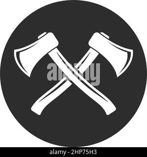 modèle de conception d'illustration vectorielle d'icône ax Illustration de Vecteur