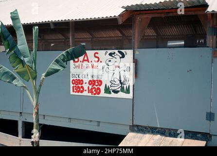 Photos de l'époque de la guerre du Vietnam: 'BAS, Hill 10', avril 1969 - photo PD avec l'aimable autorisation de l'USMC Banque D'Images