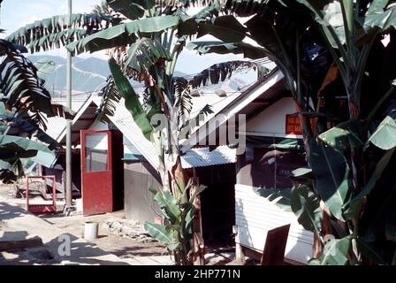 Photos de la guerre du Vietnam : Station d'aide du Bataillon, bas, Bataillon du quartier général, décembre 1969 - photo du PD avec la permission de l'USMC Banque D'Images