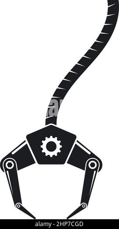 modèle de conception d'illustration vectorielle d'icône de machine à jouets à griffes Illustration de Vecteur