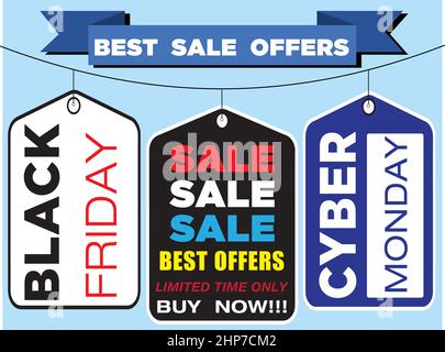 MEILLEURES OFFRES DE VENTE Illustration de Vecteur