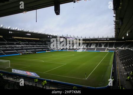 Vue générale à l'intérieur de Pride Park, maison du comté de Derby Banque D'Images