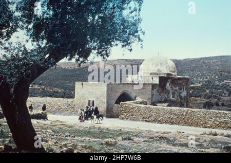 Histoire du Moyen-Orient : Bethléem. Tombe de Rachel. Gen. 35:16-20 lieu: Cisjordanie--Bethléem ca. Entre 1950 et 1977 Banque D'Images