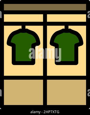 Icône vestiaire Illustration de Vecteur