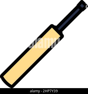 L'icône de Cricket Illustration de Vecteur
