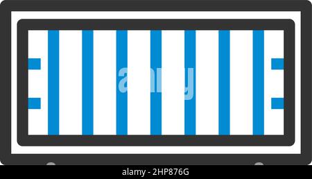 Icône American football Field Mark Illustration de Vecteur